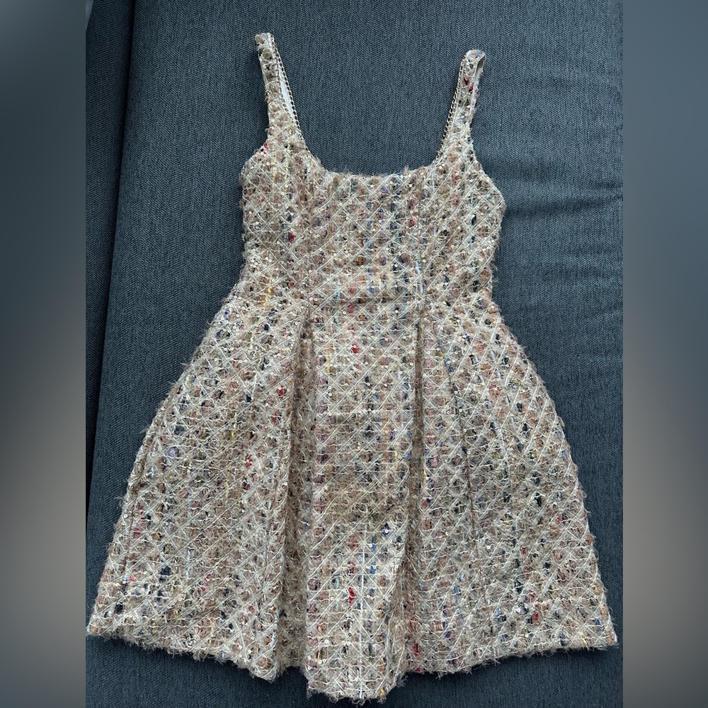 Maeve by Anthropologie Tweed Fit & Flare Mini Dress - Picture 9 of 12